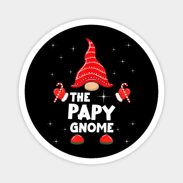 The Papy Gnome Matching Family Christmas Pajama Magnet by Foatui